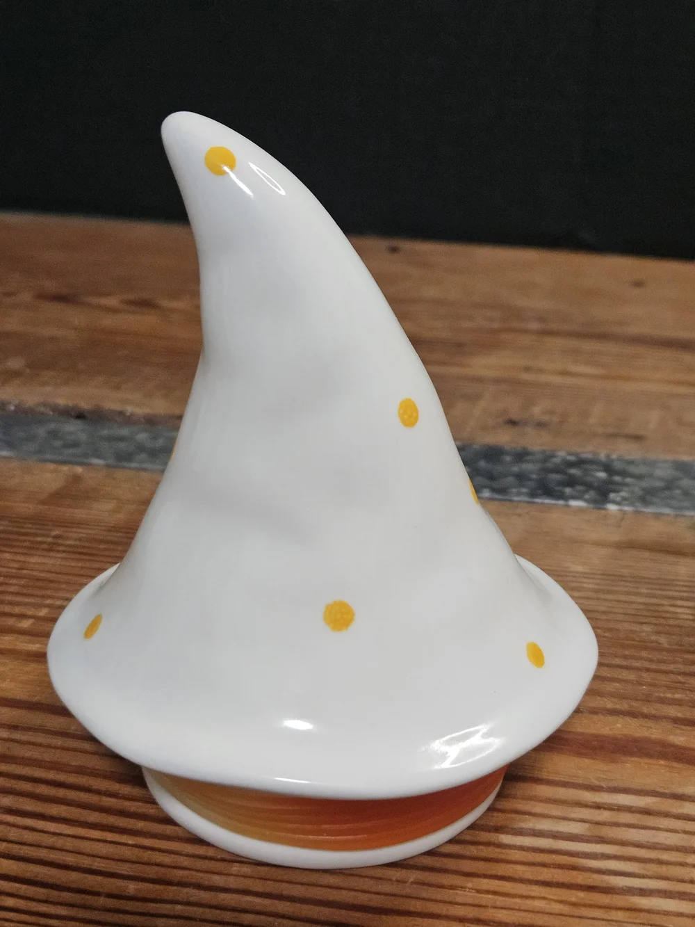 DW Home Ceramic Candle Jar in Bright Yellow